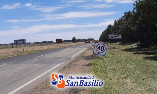 Realizan tareas de mantenimiento en Ruta Provincial N°24