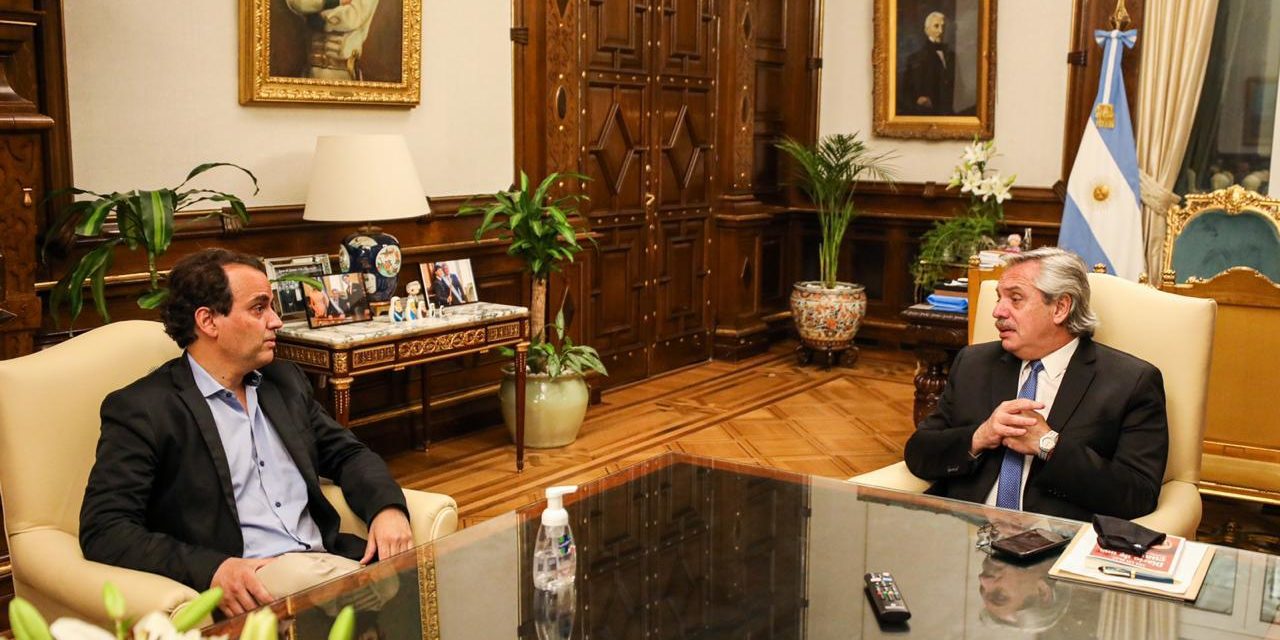 Llamosas se reunión con Alberto Fernández