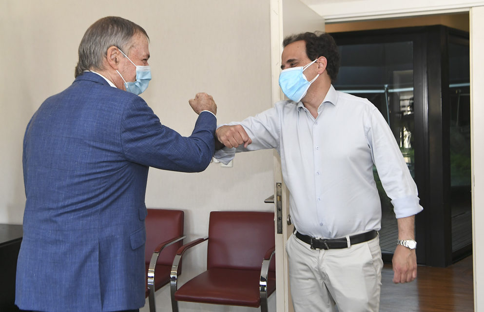 Schiaretti recibió a Llamosas, Intendente reelecto de Río Cuarto