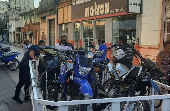 Río Cuarto: Más de 200 motos demoradas en controles de tránsito