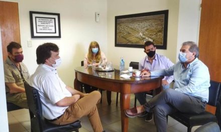 El Ministro de Agricultura y Ganadería, Sergio Busso, visitó Adelia María
