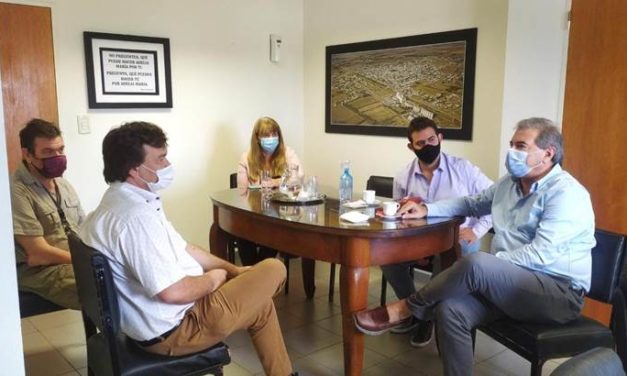 El Ministro de Agricultura y Ganadería, Sergio Busso, visitó Adelia María