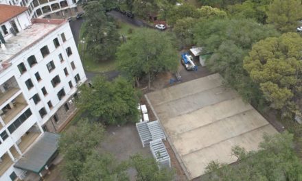 Finalizó la construcción de las plateas para los centros sanitarios turísticos