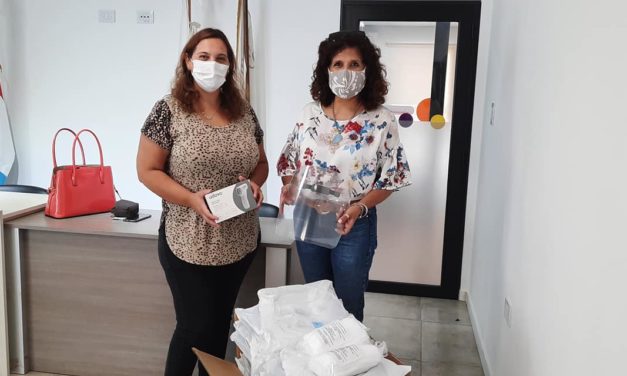 General Cabrera: la Municipalidad entregó material sanitario a instituciones educativas