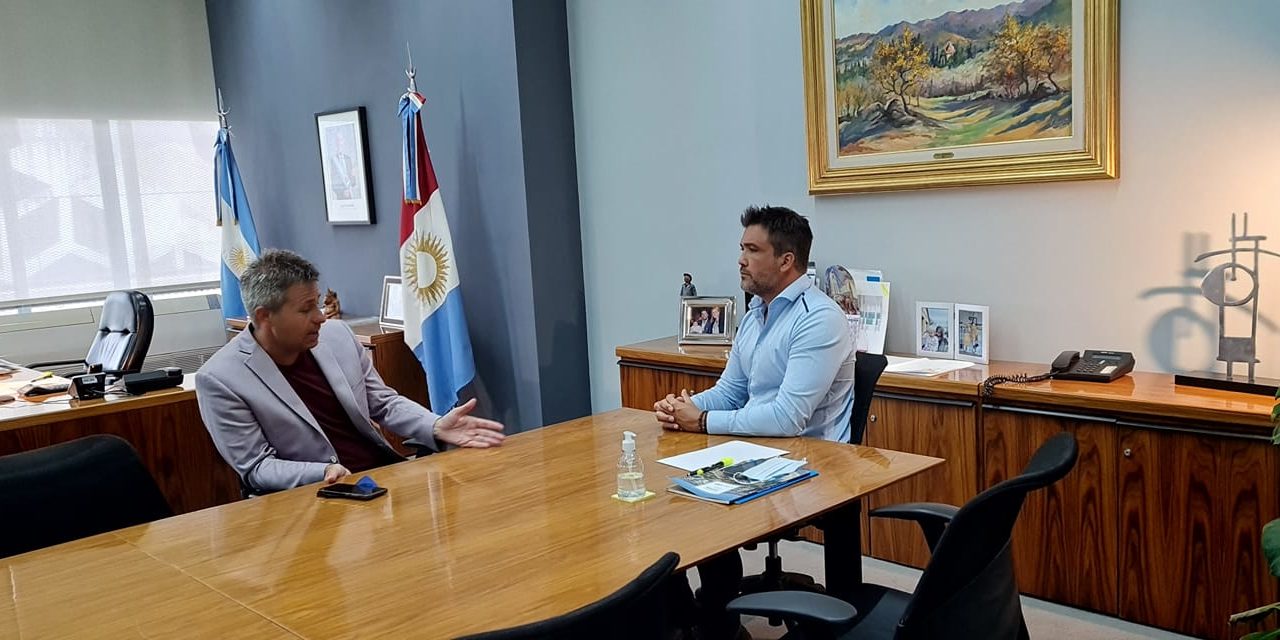 El intendente de Canals se reunió con el Ministro de Gobierno, Facundo Torres