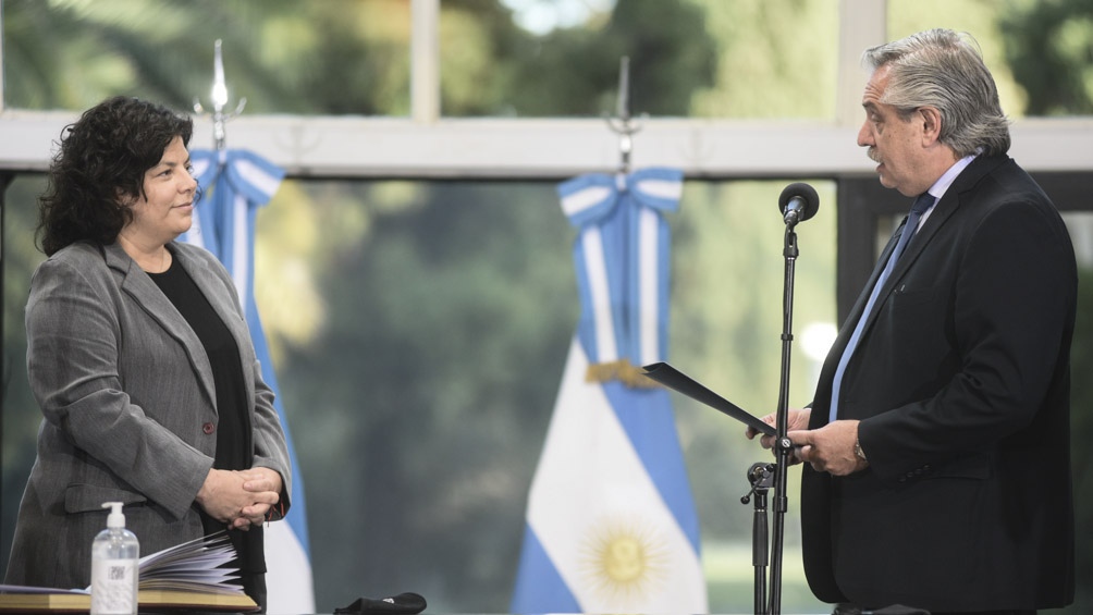 Carla Vizzotti asumió como ministra de Salud