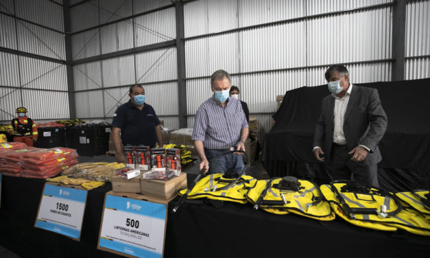 La Provincia suma nuevo equipamiento para bomberos por 192 millones