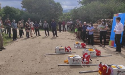 Implementos y créditos para productores afectados por incendios en el sur provincial
