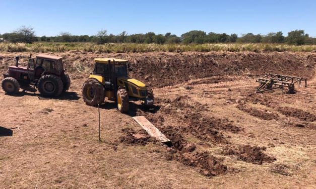 La Cruz retomó la obra de cloacas