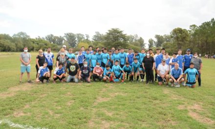 Alejandro Roca: el municipio inauguró una cancha de fútbol en el Polideportivo Municipal