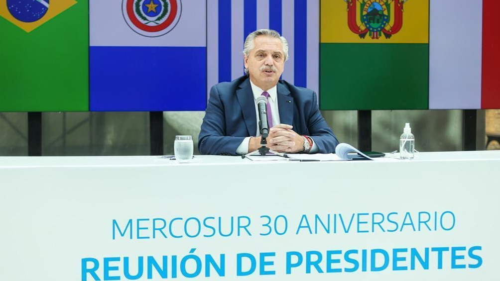 A 30 años de la creación del Mercosur, Fernández llamó a sus pares a «profundizar la integración»