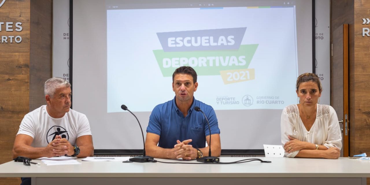 Río Cuarto: se presentaron las escuelas deportivas 2021
