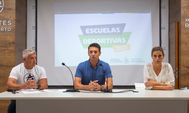 Río Cuarto: se presentaron las escuelas deportivas 2021