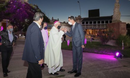 Calvo participó de una misa por los 181 años de San José Gabriel Brochero