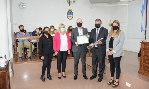 El Concejo Deliberante reconoció como personalidad destacada a José Varela Geuna