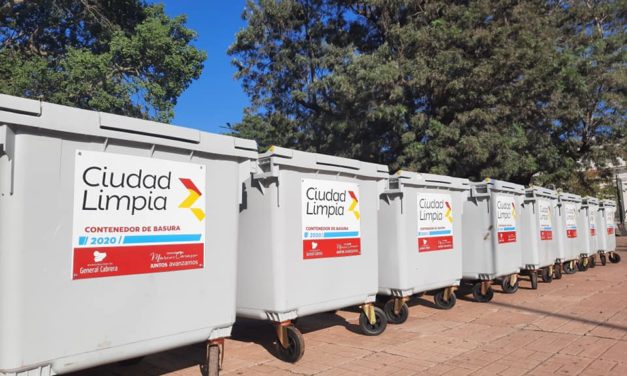 General Cabrera adquirió 10 nuevos contenedores