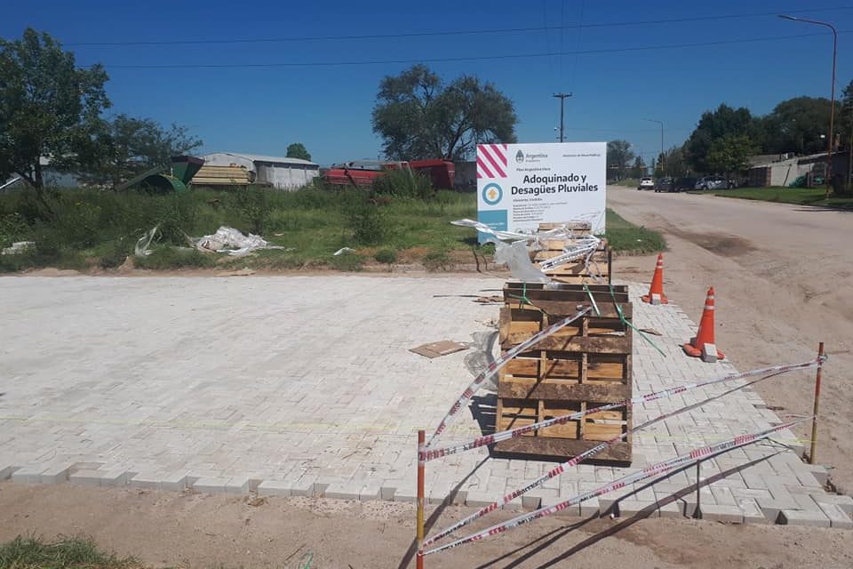 Viamonte: comenzó la obra de 15 cuadras de pavimentación