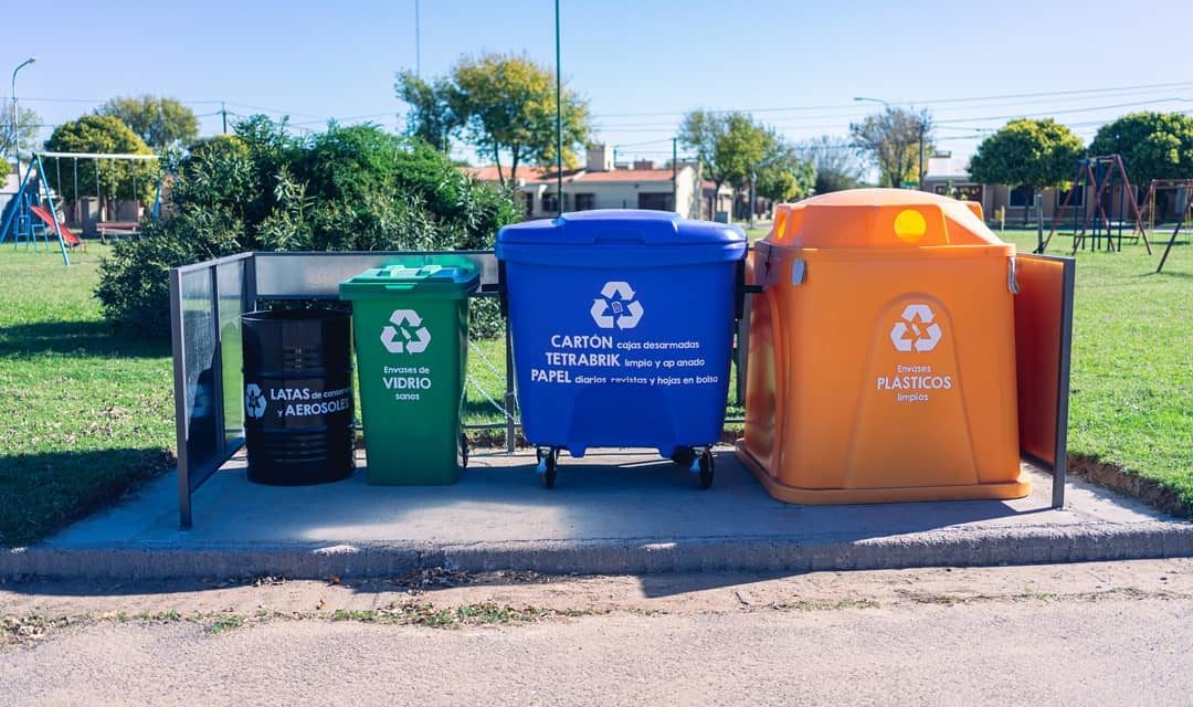 Adelia Maria: Instalaron la segunda estación de «Puntos Limpios»