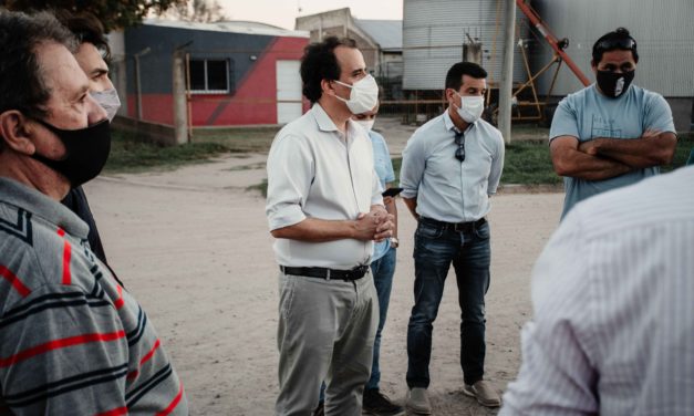 Río Cuarto: Llamosas visitó las mejoras del Parque Industrial