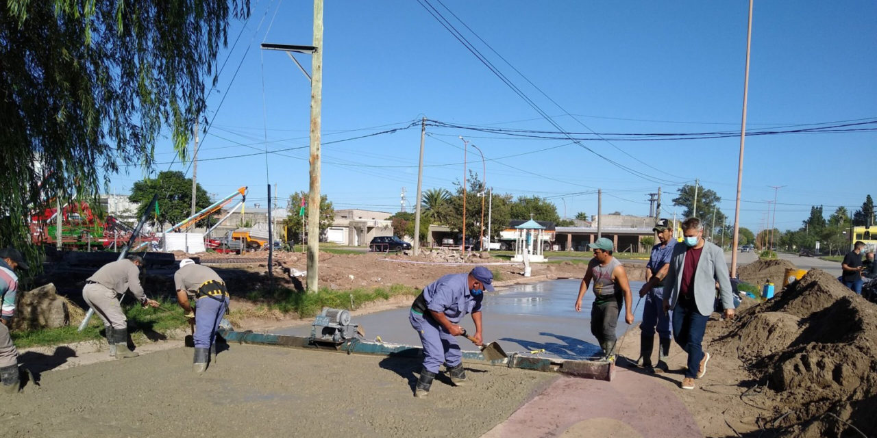 Avanzan las obras de pavimentación en Canals