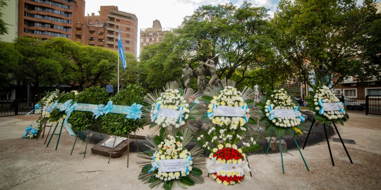 Córdoba: Ofrenda en homenaje a los héroes de Malvinas