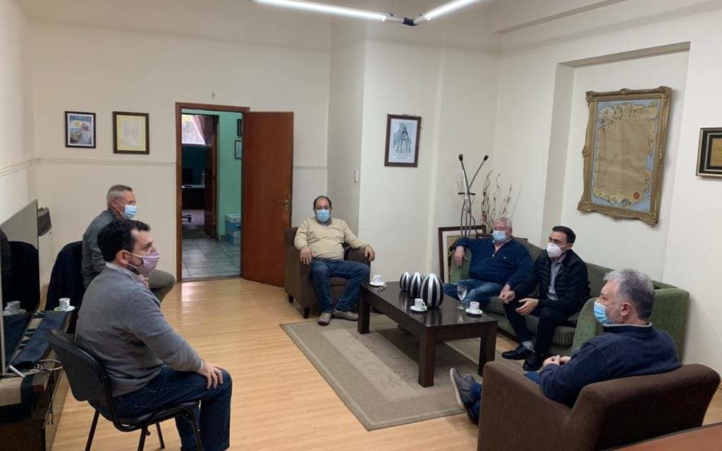 Intendentes de La Carlota y Santa Eufemia se reunieron con el  Ministro de Justicia de la provincia