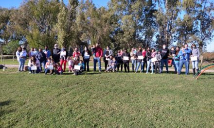 Huinca Renancó: plantación en el marco del programa «Un Nacimiento, Una Nueva Vida»