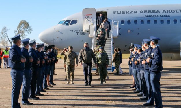 Mosquera recibió al ministro Rossi en su visita al Área Material de Río Cuarto