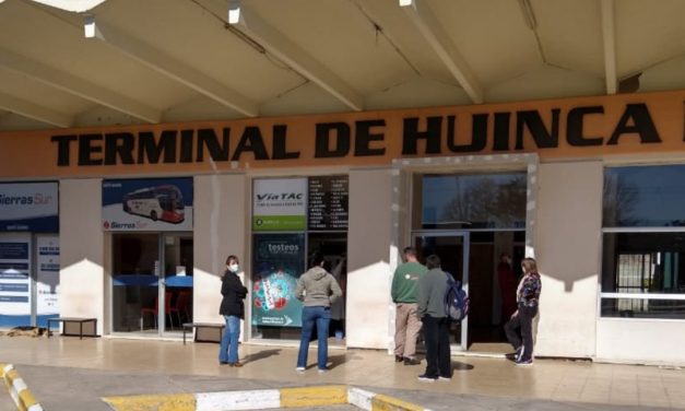 Huinca Renancó: testeos obligatorios a los pasajeros que llegan a la Terminal
