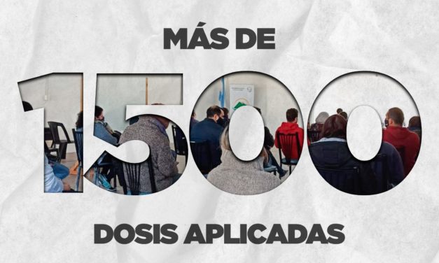 Achiras pasó las 1500 dosis de vacunas aplicadas