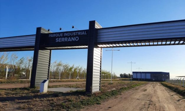 Serrano: avanzan las obras en el Parque Industrial