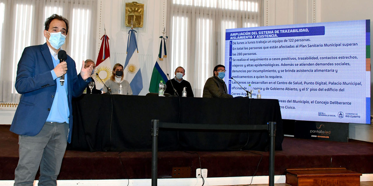 Río Cuarto: El Municipio refuerza el Plan de Acción Sanitario