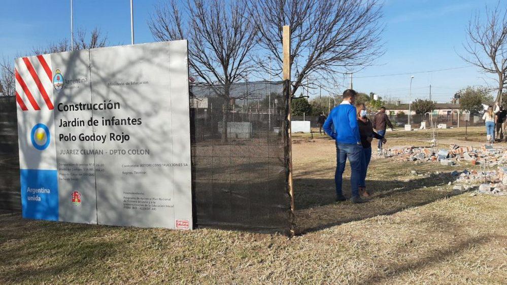 Juárez Celman: está en marcha la construcción de un jardín de infantes