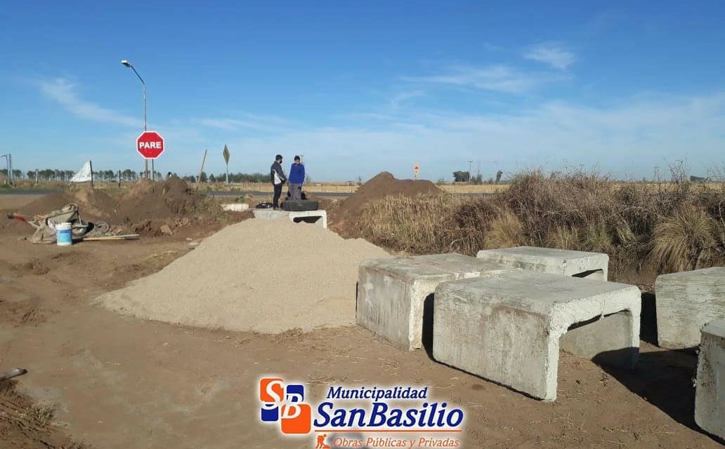 San Basilio: avanza el nuevo tramo de la obra de tránsito pesado
