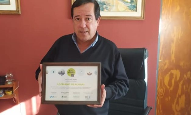 Achiras logró el sello «Destino Seguro»