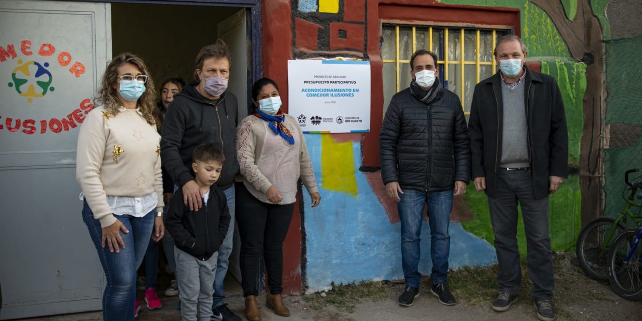 Río Cuarto: finalizó la obra de reacondicionamiento del Comedor Ilusiones