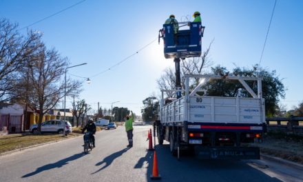 Río Cuarto: se invirtieron más de 6 millones en luminarias led para la calle Payró