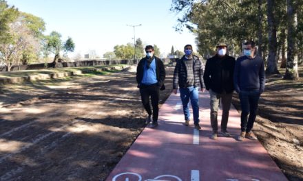 Villa María: Rosso supervisó los diversos frentes de obra en el Parque Pereira y Domínguez