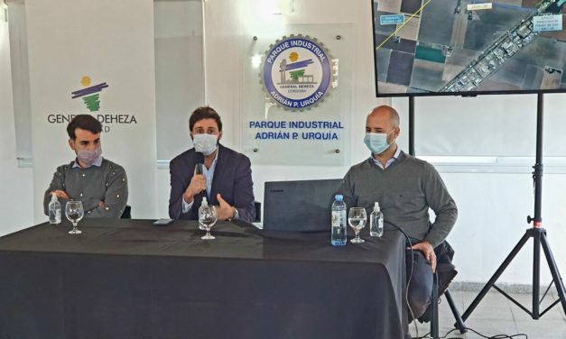 General Deheza: Morra anunció la llegada del gas natural al parque industrial