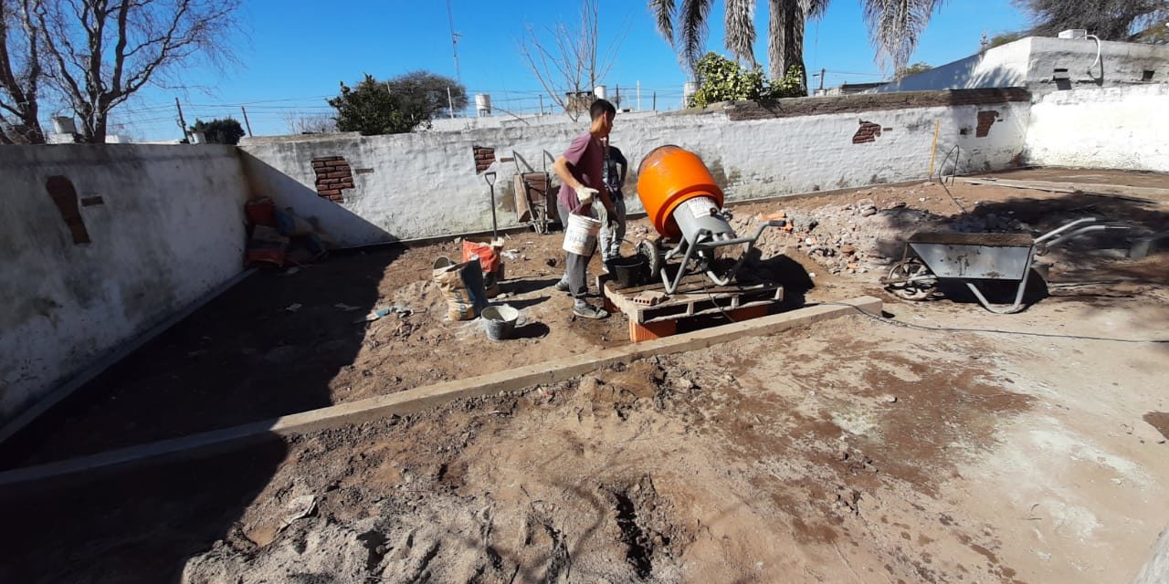 Villa Nueva: construyen el nuevo punto digital en la Casa de la Cultura