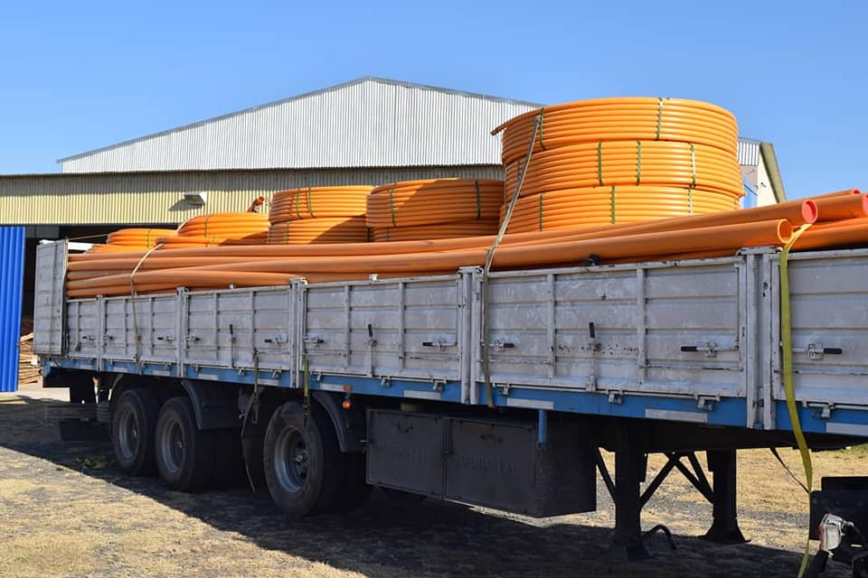 Mackenna: comenzará la segunda etapa de la construcción de red de gas natural domiciliaria