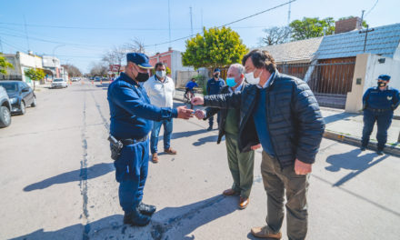 Adelia María incorporó un móvil policial