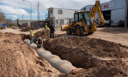 Desagües del Sur: la obra superó el 40 por ciento de avance