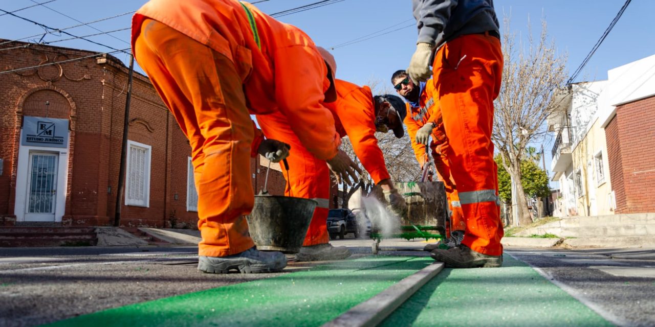 Río Cuarto: avanza la ciclovía urbana que unirá el Andino con el Parque del Centro Cívico