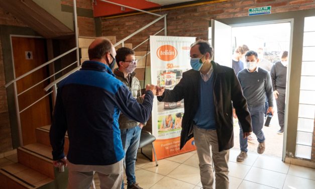 Promoción Industrial: el Intendente Llamosas entregó el beneficio a la empresa Telián