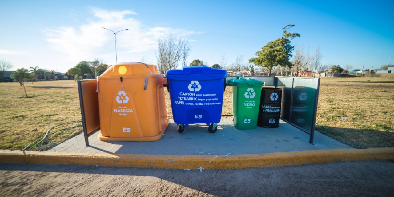 Adelia María: inauguraron la 5° estación de puntos limpios