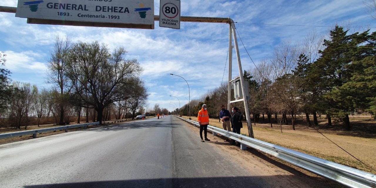 General Deheza sumó lectores de patentes en ambos accesos