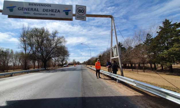 General Deheza sumó lectores de patentes en ambos accesos