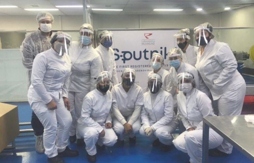 Córdoba recibió cerca de 96 mil dosis de la Sputnik V producida en el país