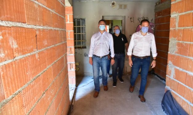 Villa María: avanza la obra de refuncionalización del jardín municipal de barrio San Martín